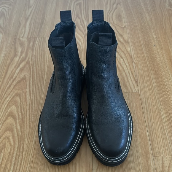 Dolce Vita Moana H2O Boots Black Leather, Size US 7.5 - Picture 5 of 6